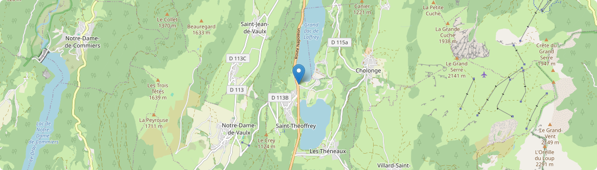 Saint-Théoffrey - Carte