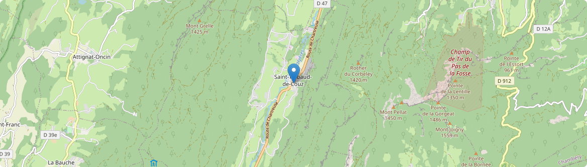 Saint-Thibaud-de-Couz - Carte