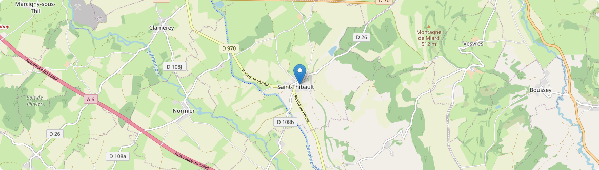 Saint-Thibault - Carte