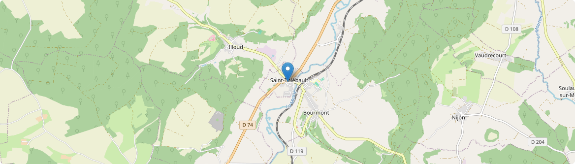 Saint-Thiébault - Carte