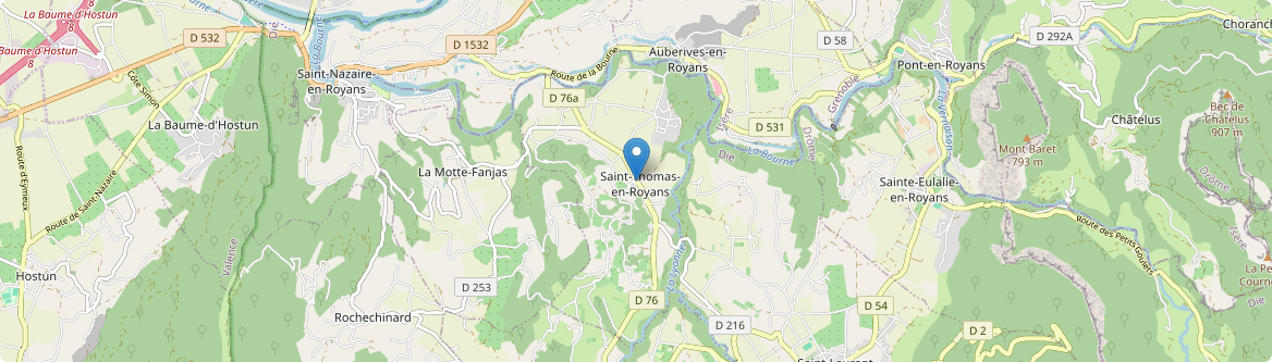 Saint-Thomas-en-Royans - Carte