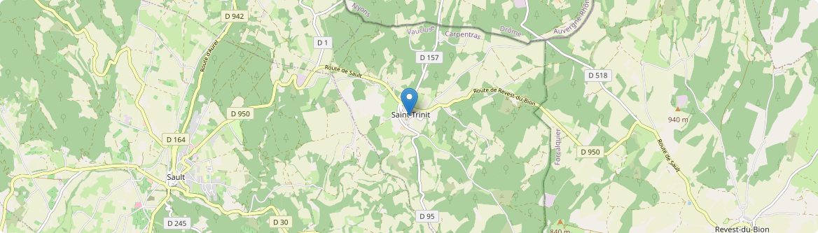 Saint-Trinit - Carte