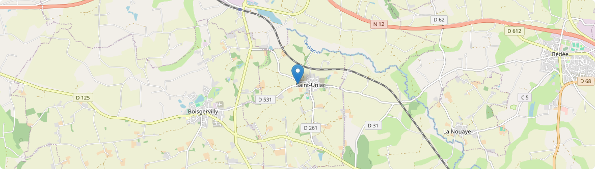 Saint-Uniac - Carte
