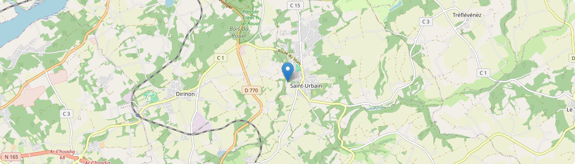 Saint-Urbain - Carte