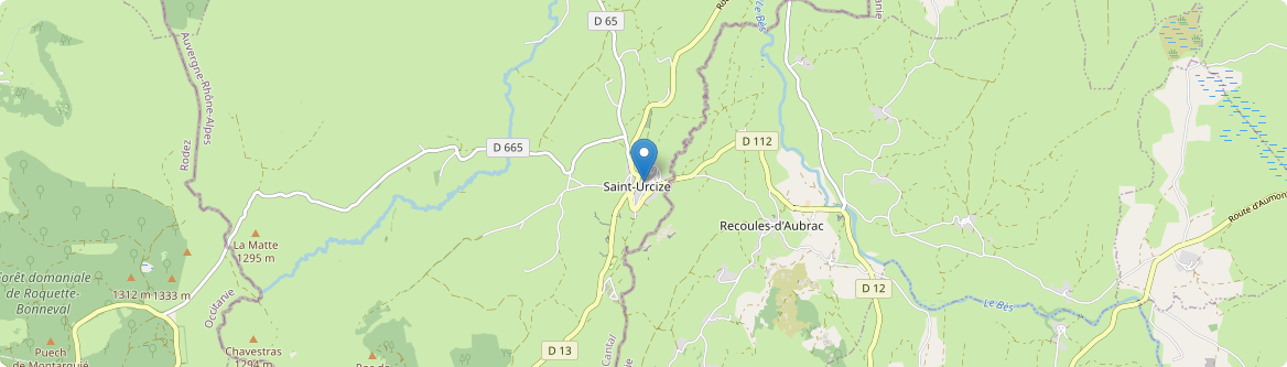 Saint-Urcize - Carte
