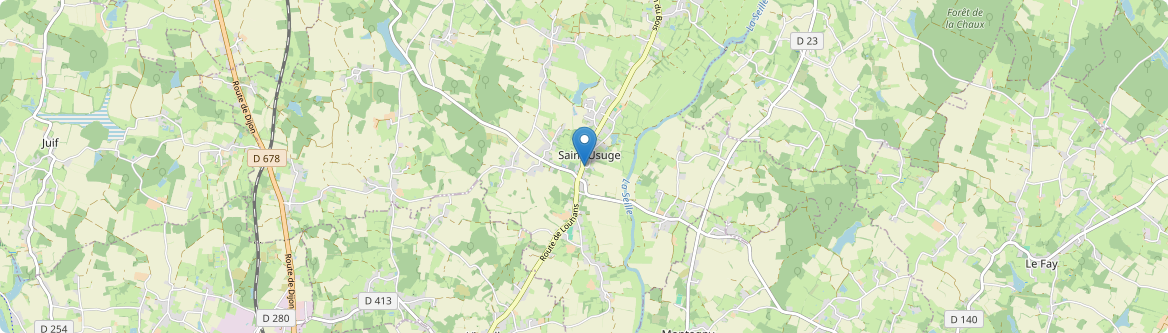 Saint-Usuge - Carte