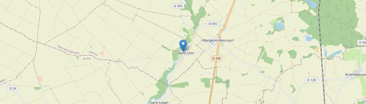 Saint-Utin - Carte