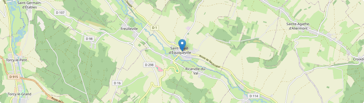 Saint-Vaast-d'Équiqueville - Carte
