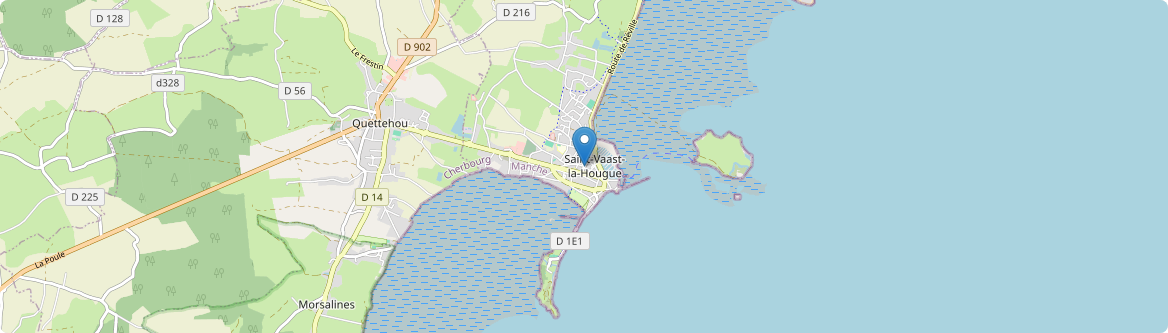 Saint-Vaast-la-Hougue - Carte