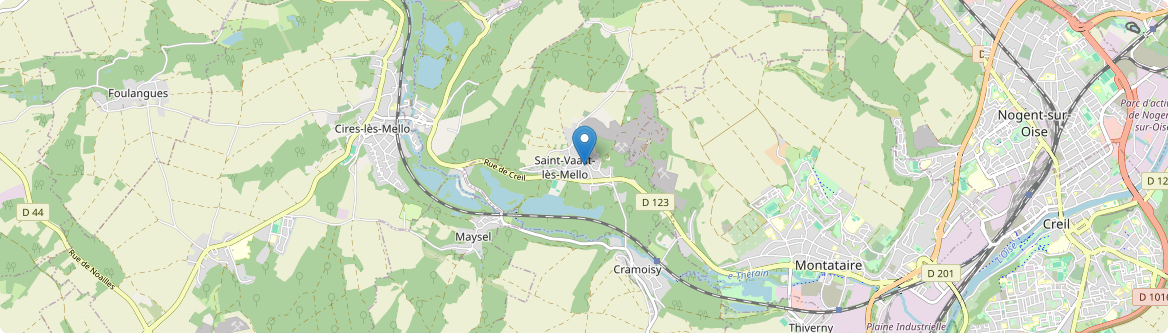Saint-Vaast-lès-Mello - Carte