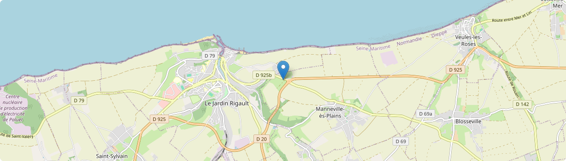 Saint-Valery-en-Caux - Carte