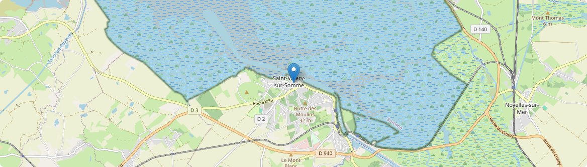 Saint-Valery-sur-Somme - Carte