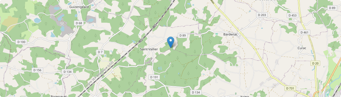 Saint-Vallier - Carte