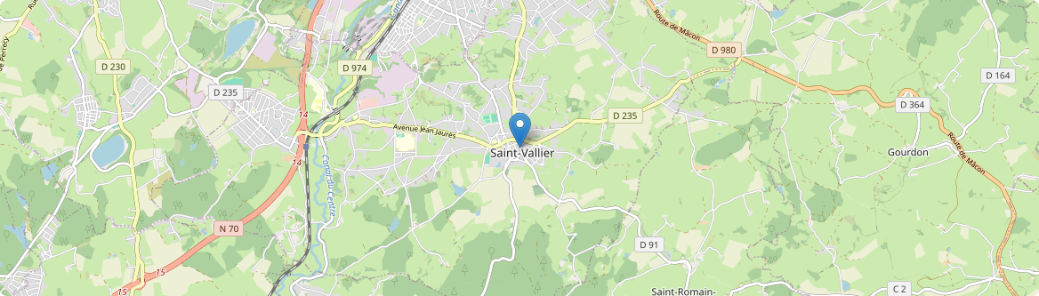 Saint-Vallier - Carte