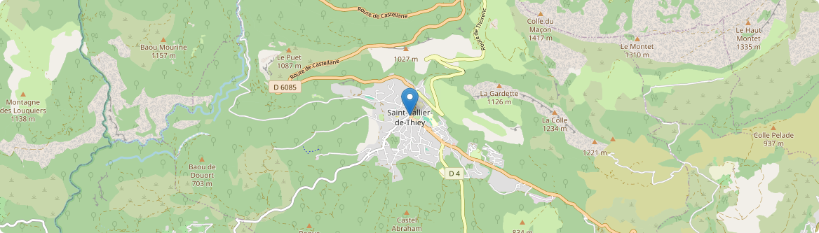 Saint-Vallier-de-Thiey - Carte