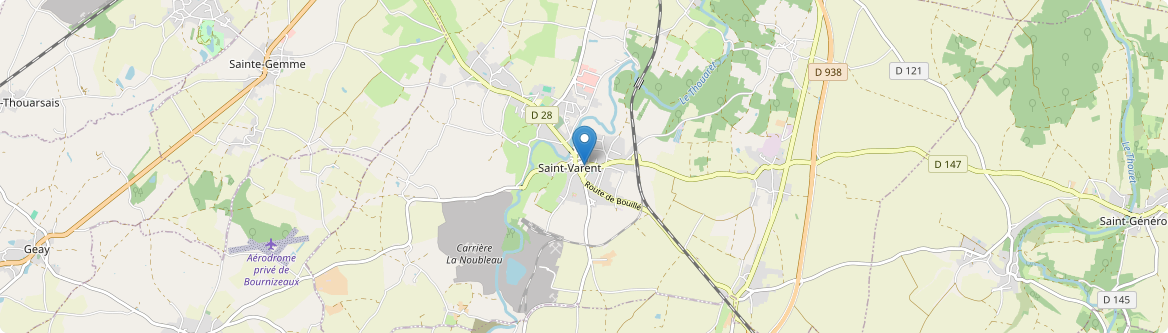 Saint-Varent - Carte