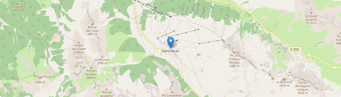 Saint-Véran - Carte