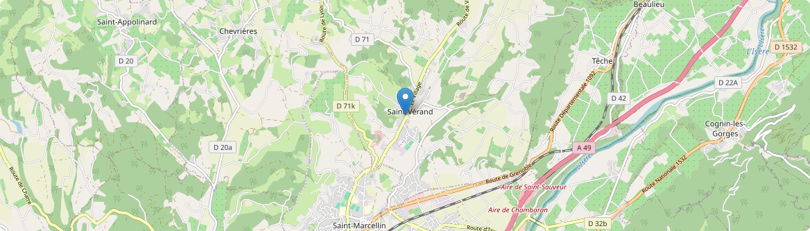 Saint-Vérand - Carte