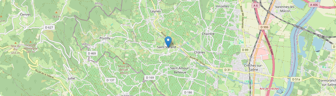 Saint-Vérand - Carte