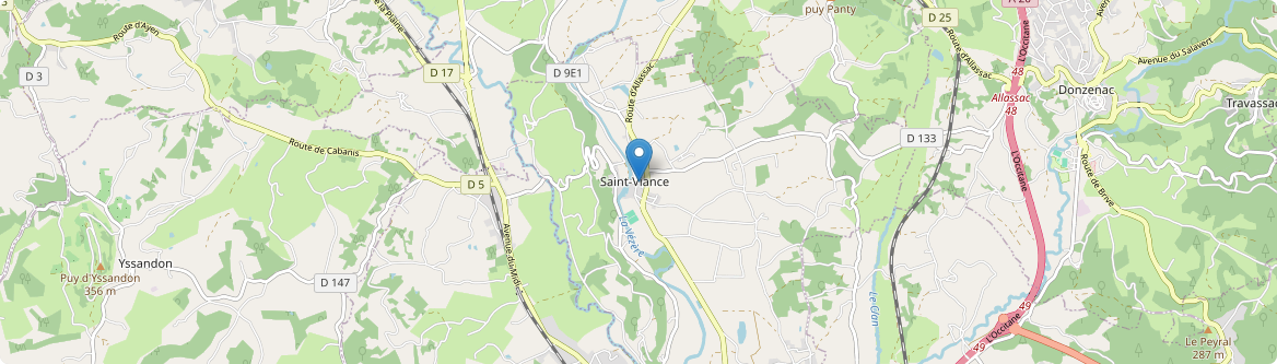 Saint-Viance - Carte