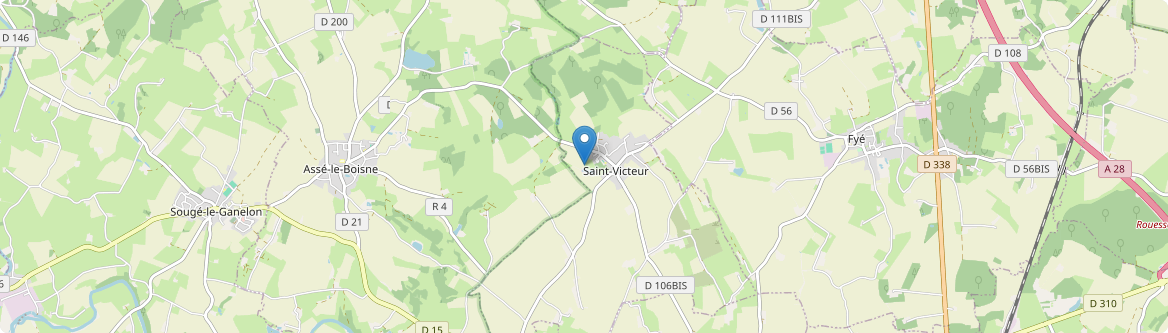 Saint-Victeur - Carte