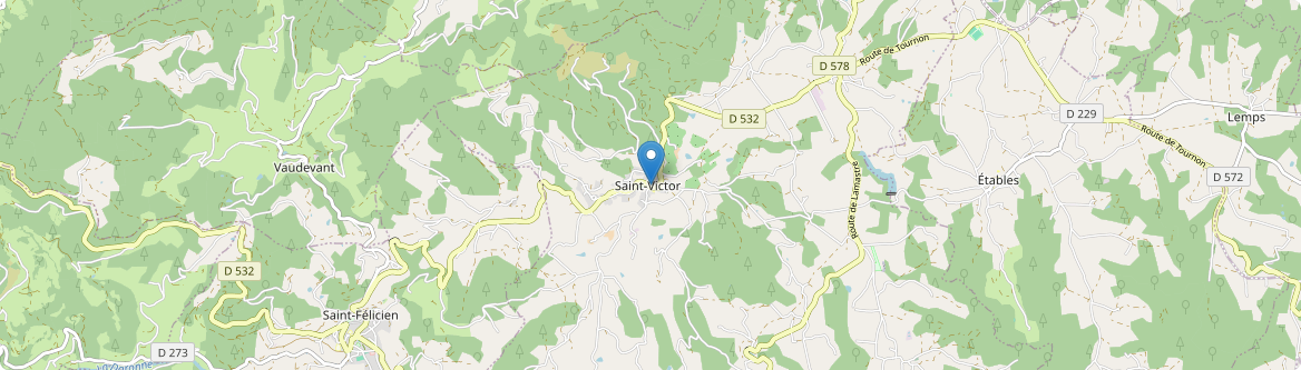 Saint-Victor - Carte