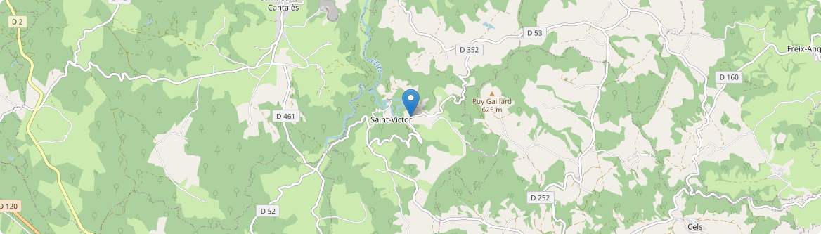 Saint-Victor - Carte