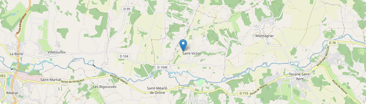 Saint-Victor - Carte
