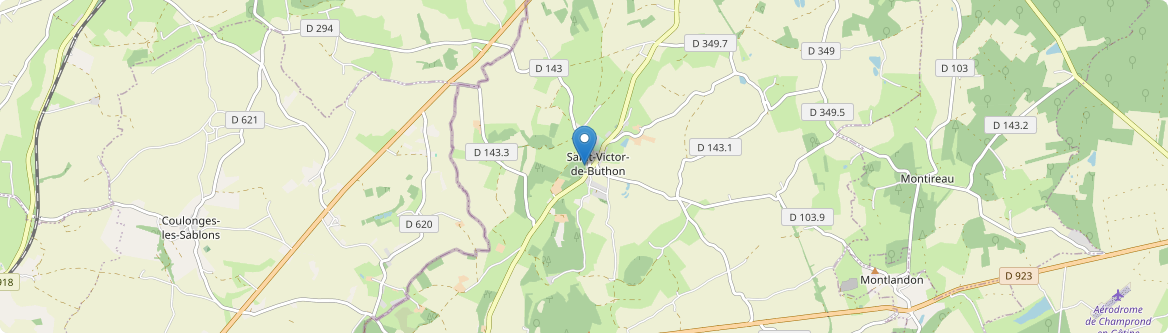 Saint-Victor-de-Buthon - Carte