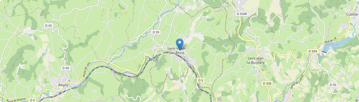 Saint-Victor-sur-Rhins - Carte
