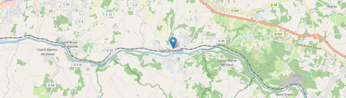 Saint-Victurnien - Carte