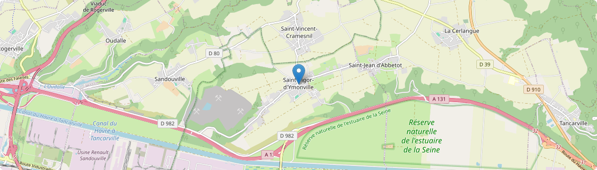 Saint-Vigor-d'Ymonville - Carte