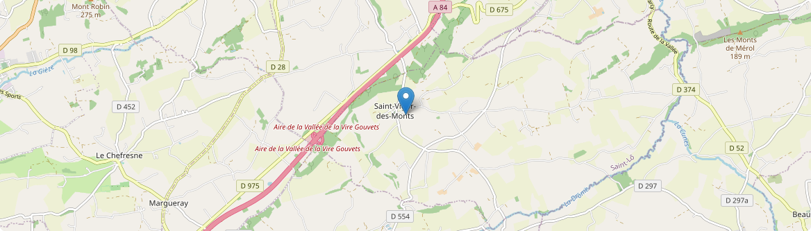 Saint-Vigor-des-Monts - Carte