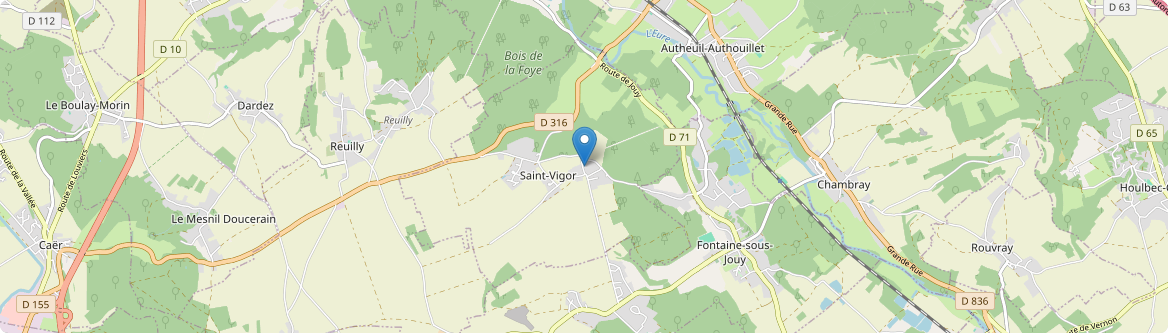 Saint-Vigor - Carte