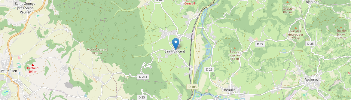 Saint-Vincent - Carte