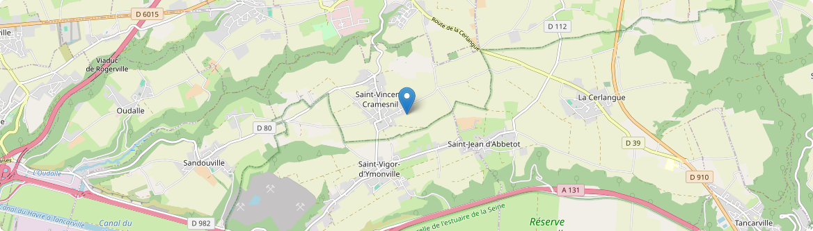 Saint-Vincent-Cramesnil - Carte