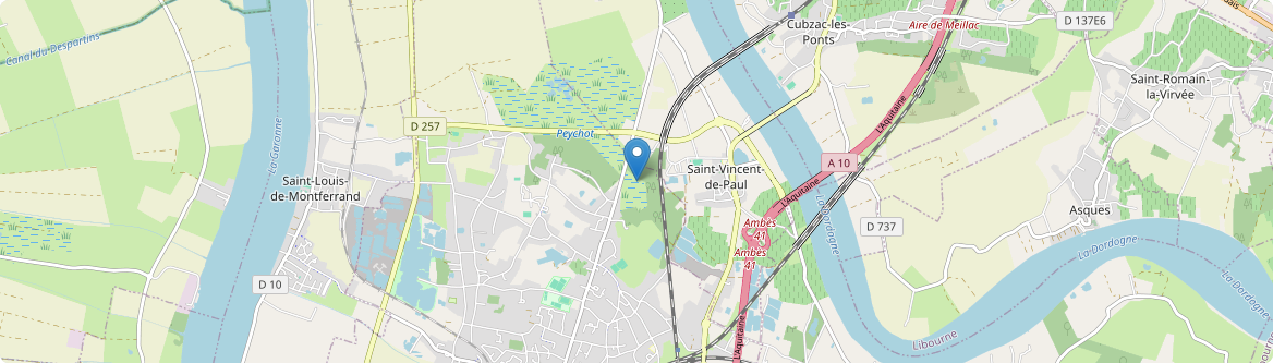 Saint-Vincent-de-Paul - Carte