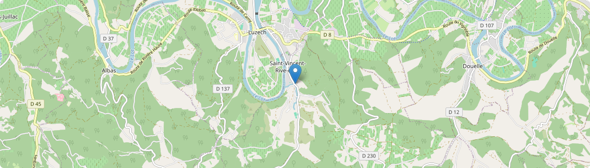 Saint-Vincent-Rive-d'Olt - Carte