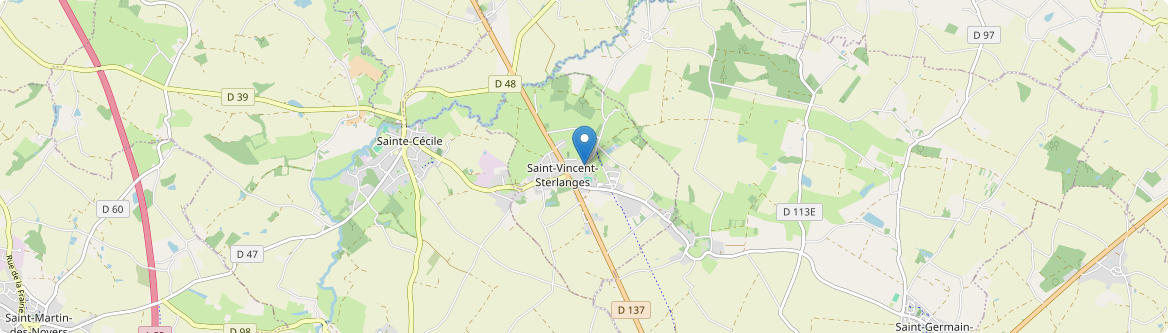 Saint-Vincent-Sterlanges - Carte