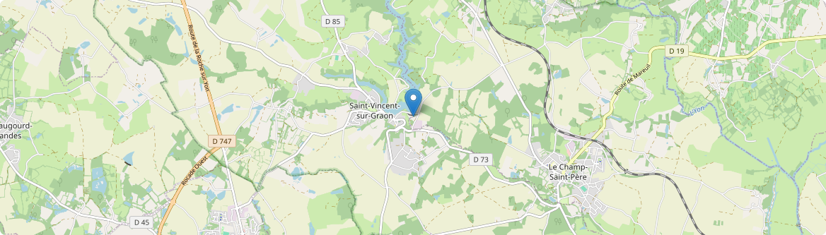 Saint-Vincent-sur-Graon - Carte