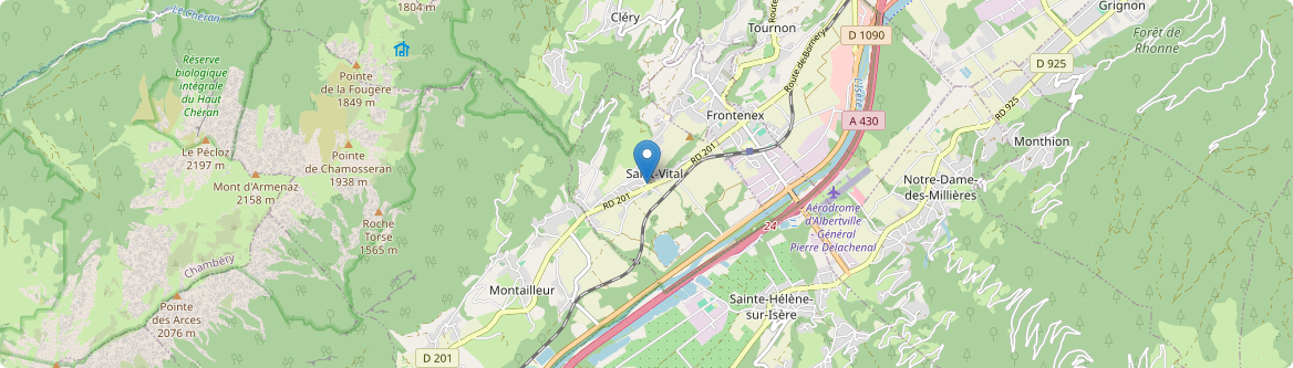 Saint-Vital - Carte
