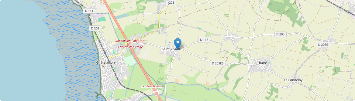 Saint-Vivien - Carte