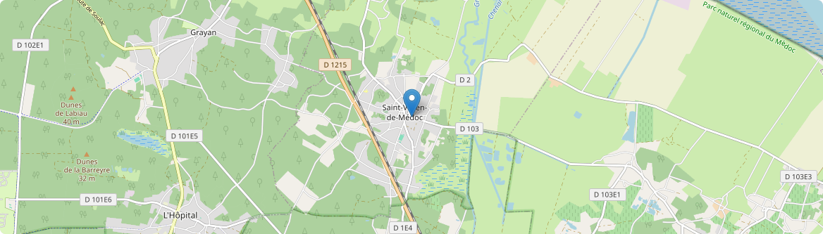Saint-Vivien-de-Médoc - Carte