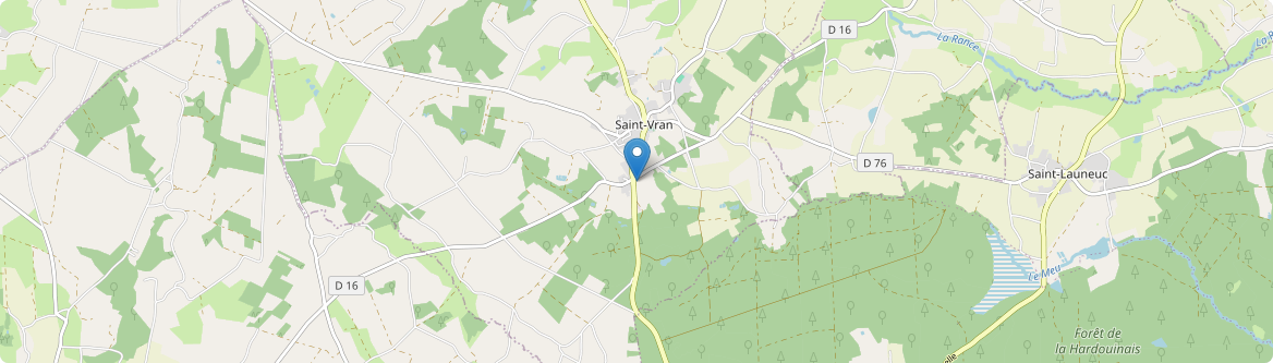 Saint-Vran - Carte