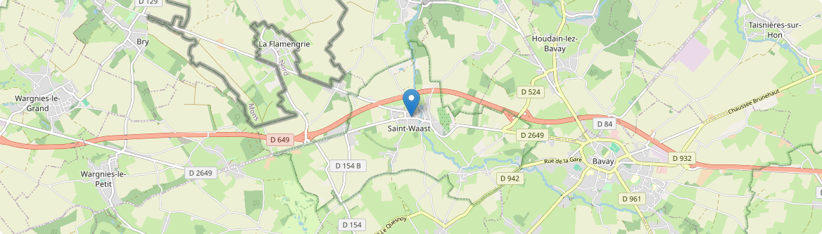 Saint-Waast - Carte