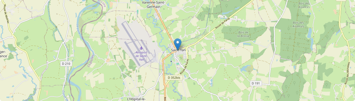 Saint-Yan - Carte