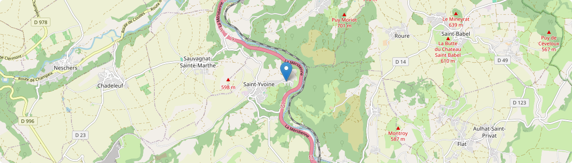 Saint-Yvoine - Carte