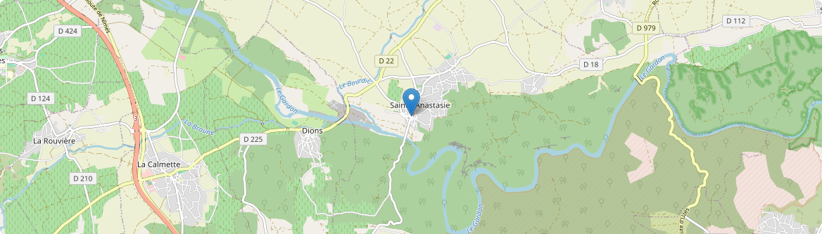Sainte-Anastasie - Carte