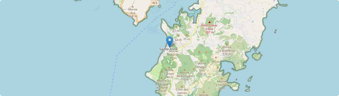 Sainte-Anne - Carte
