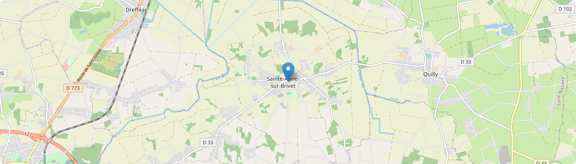 Sainte-Anne-sur-Brivet - Carte